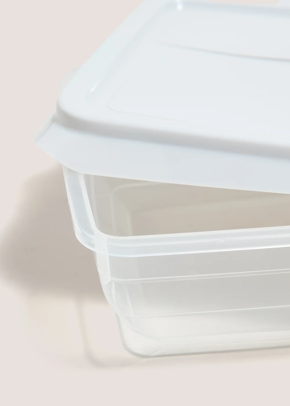 4 Pack Clear Essential Food Containers Image 2
