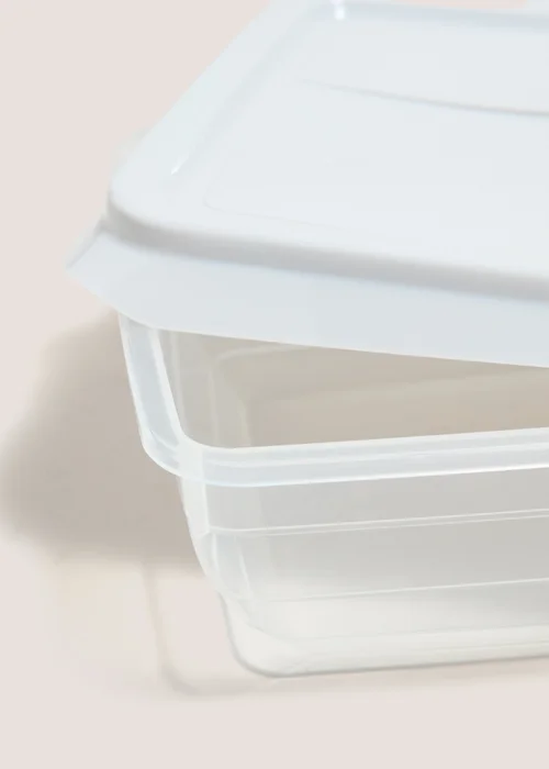 4 Pack Clear Essential Food Containers Image 2