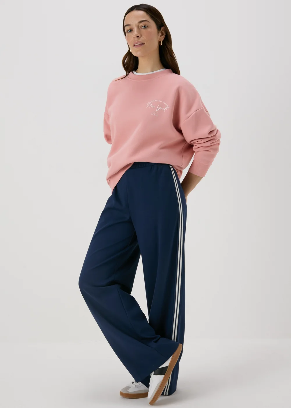 Pink Print Sweatshirt - Small Image 4