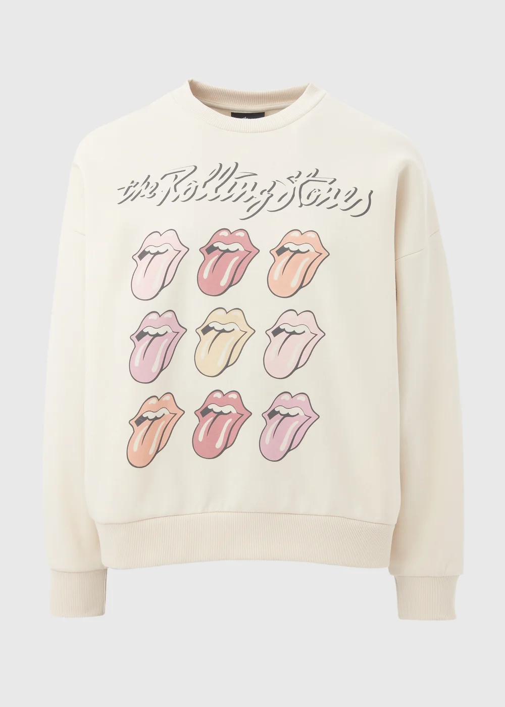Cream Rolling Stone Sweatshirt - S Image 5