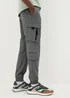 US Atheltic Grey Lighweight Cargo Jogging Bottoms - Extra small Image 3