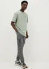 US Atheltic Grey Lighweight Cargo Jogging Bottoms - Extra small Image 1