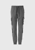 US Atheltic Grey Lighweight Cargo Jogging Bottoms - Extra small Image 4