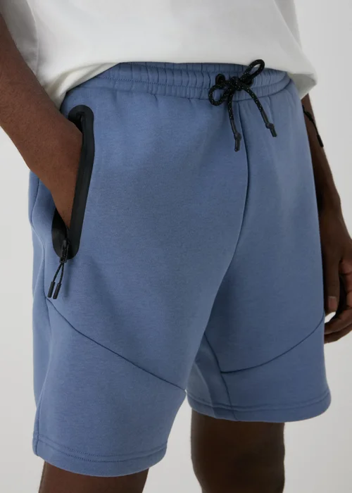 US Athletic Blue Panel Jogger Shorts - XS Image 3