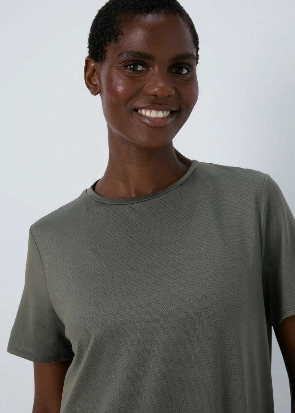 Souluxe Khaki T Shirt - Small Image 3