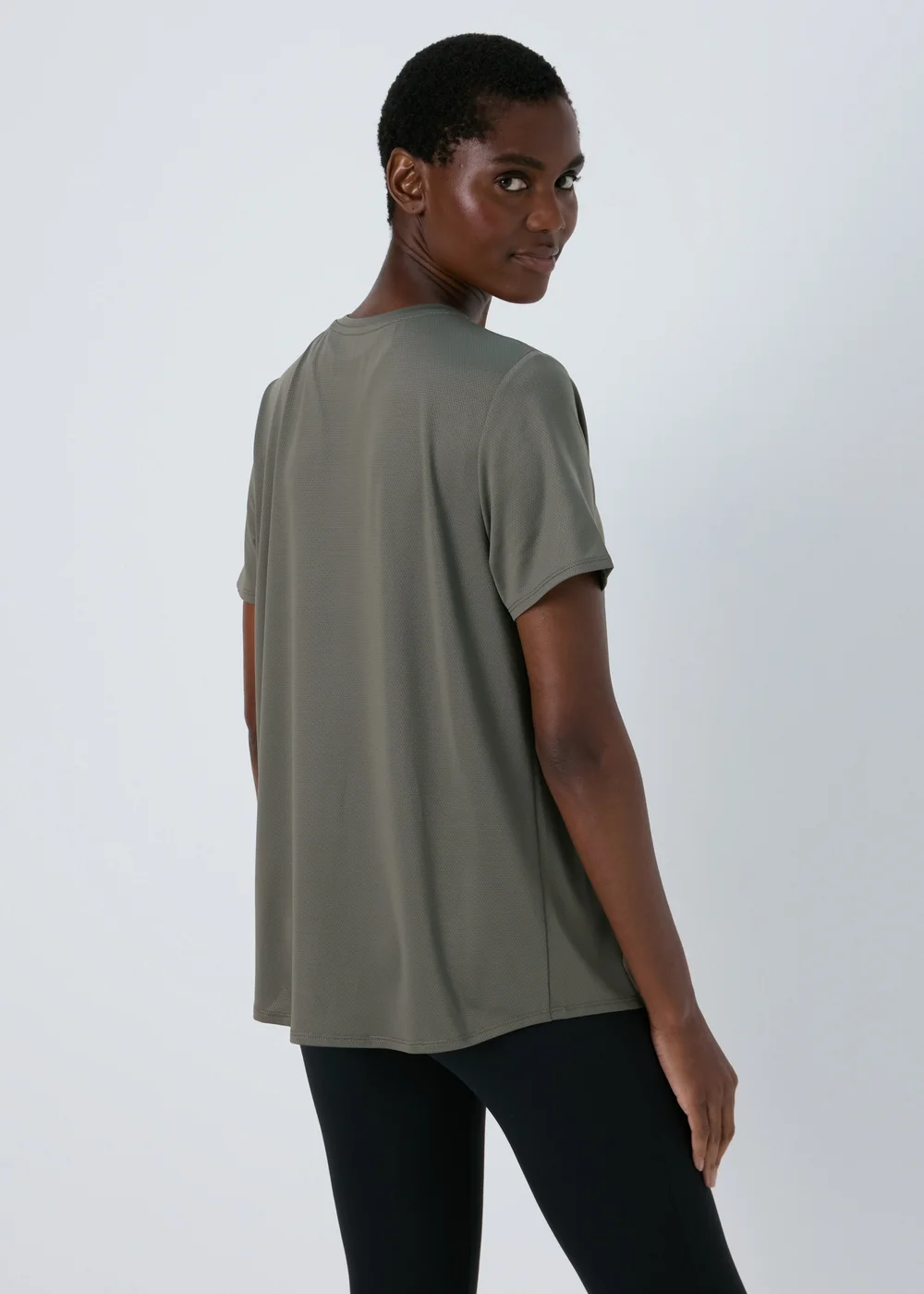 Souluxe Khaki T Shirt - Small Image 2