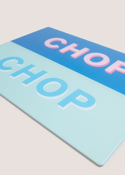 Blue CHOP Chopping Board (40cmx30cm) Image 2