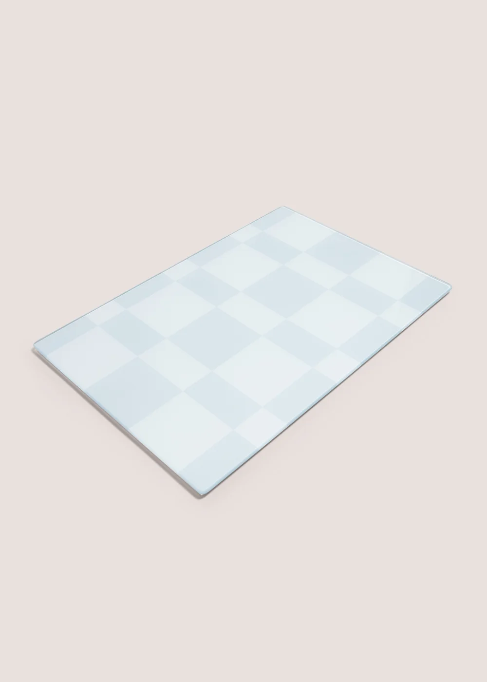 Small Grey Checked Chopping Board (30cmx20cm) Image 1