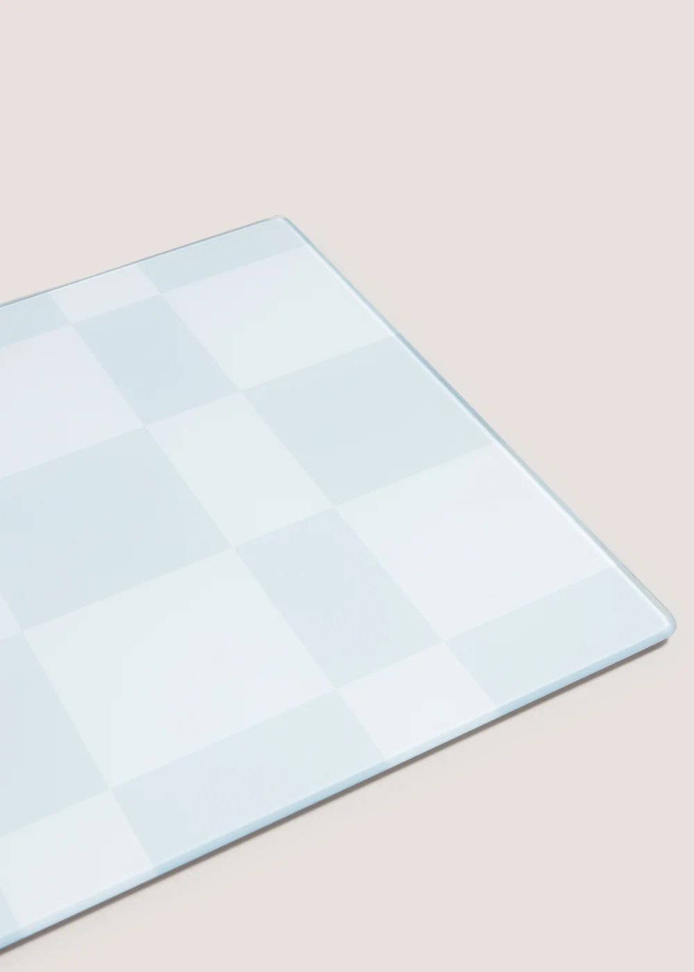 Small Grey Checked Chopping Board (30cmx20cm) Image 2