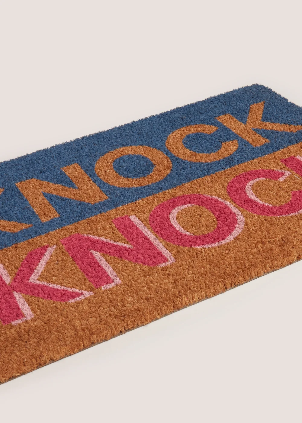 Blue KNOCK KNOCK Doormat Image 2