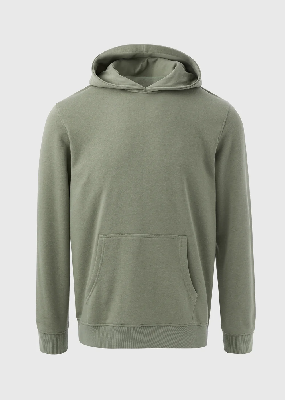 Khaki Essential Pull On Hoodie - S Image 5