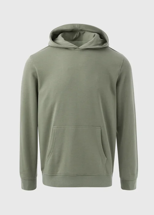 Khaki Essential Pull On Hoodie - S Image 5