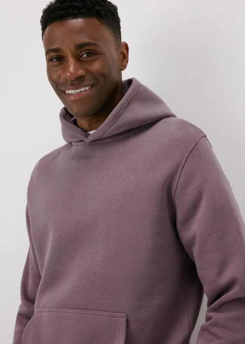 Purple Essential Pull On Hoodie - S Image 3