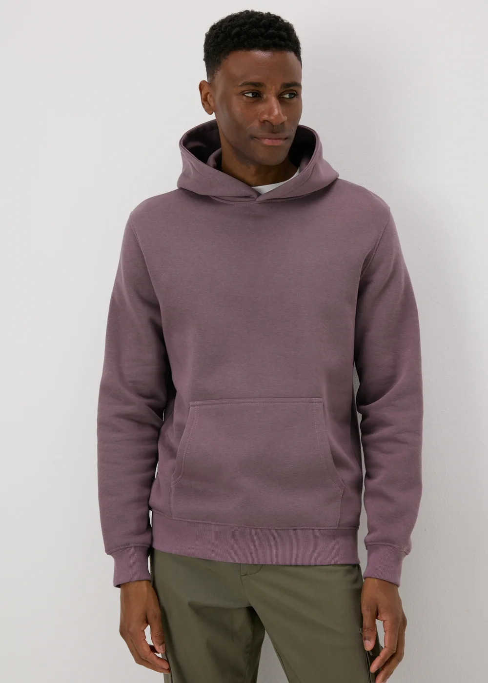 Purple Essential Pull On Hoodie - S Image 1