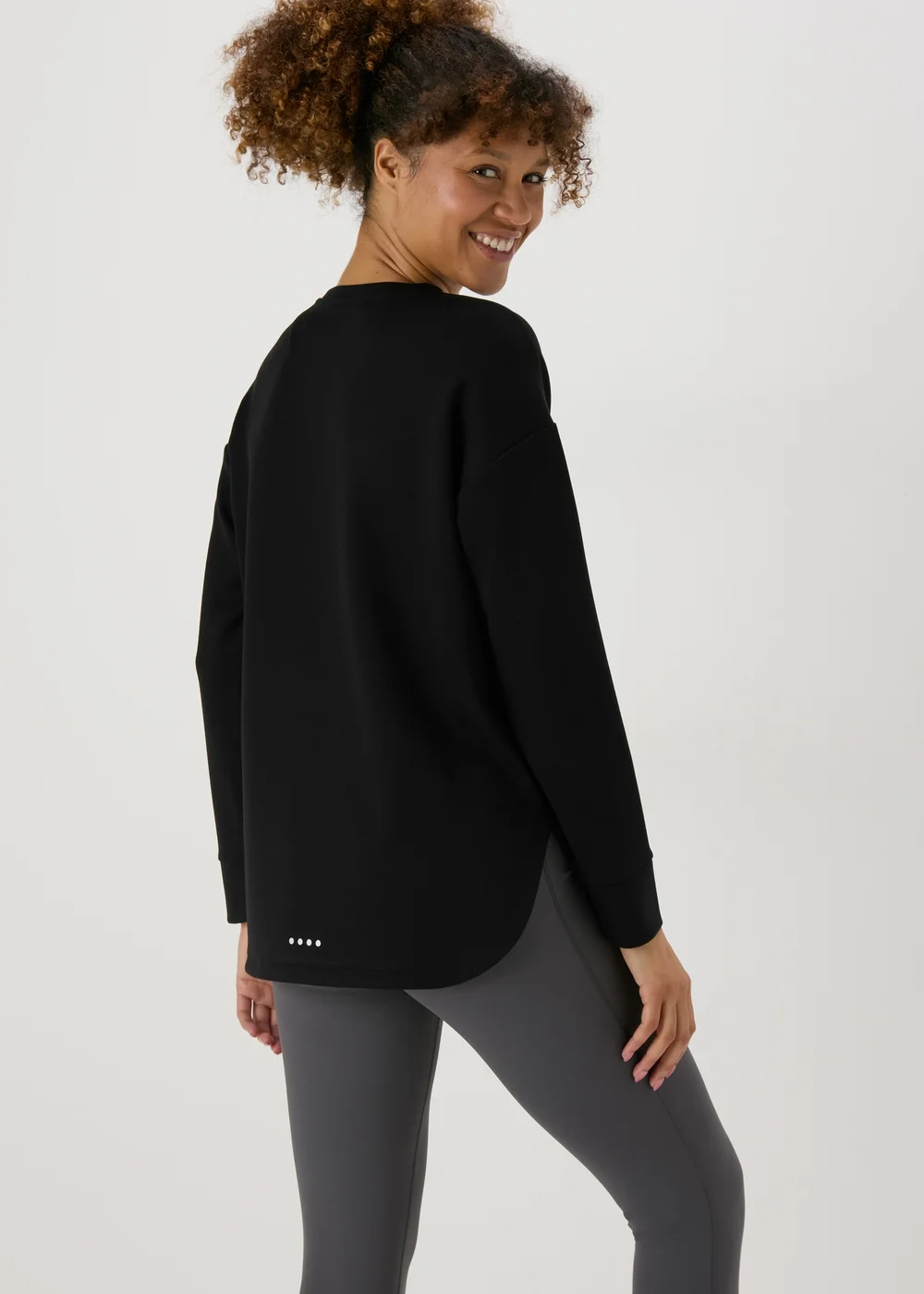 Souluxe Black Slogan Sweatshirt - Small Image 2