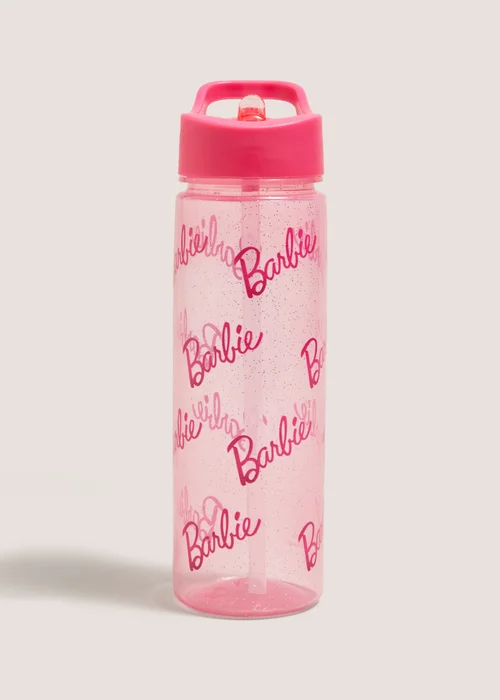 Barbie Pink Water Bottle (6cm x 21cm) Image 1