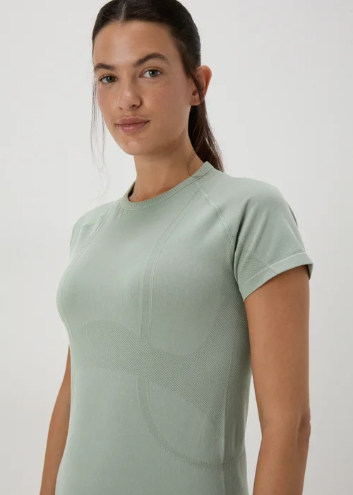 Souluxe Green Seamless Top - Small Image 3