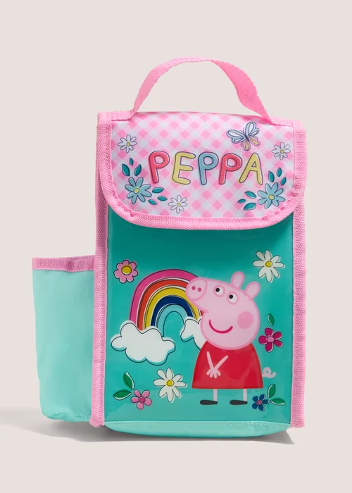 Peppa Pig Blue Lunch Bag & Box Image 1