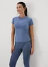 Souluxe Blue Seamless Top - Small Image 1