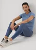 Souluxe Blue Seamless Top - Small Image 4