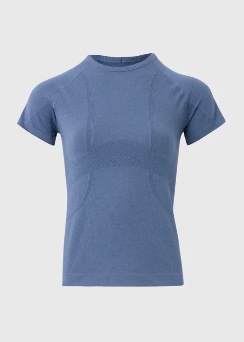 Souluxe Blue Seamless Top - Small Image 5