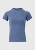 Souluxe Blue Seamless Top - Small Image 5