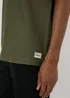 Khaki Textured T-Shirt - S Image 3