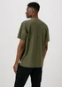Khaki Textured T-Shirt - S Image 2