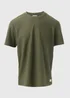 Khaki Textured T-Shirt - S Image 5