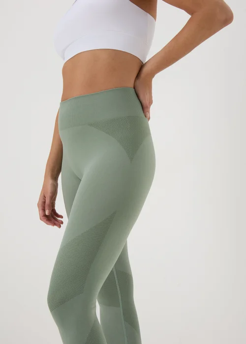 Souluxe Green Seamless Sports Leggings - S Image 3
