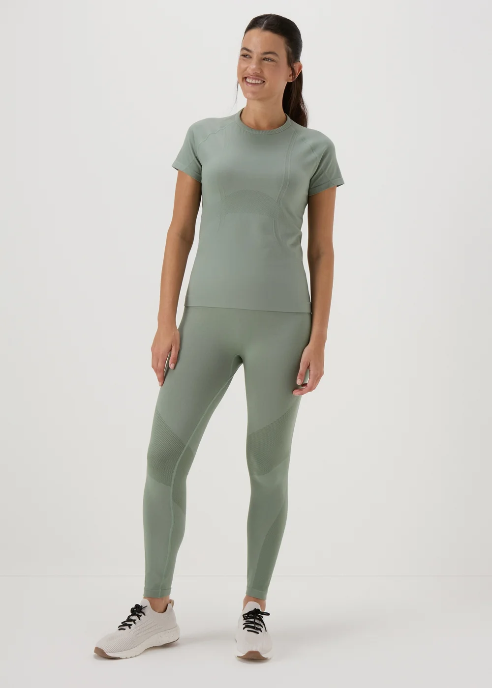 Souluxe Green Seamless Sports Leggings - S Image 4