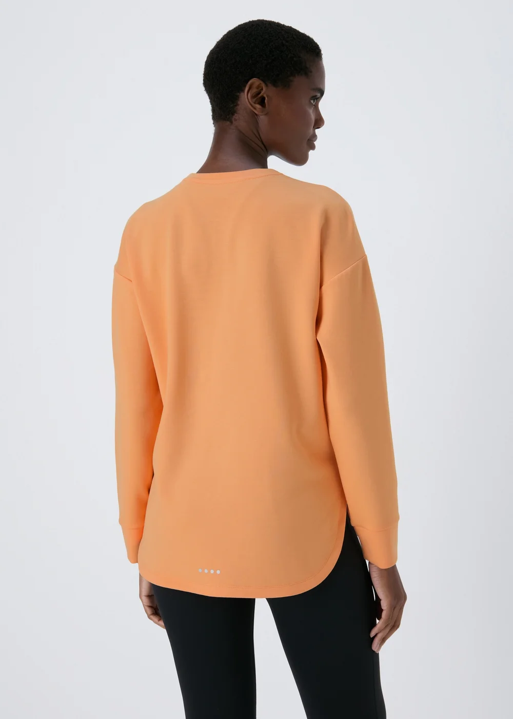 Souluxe Orange Slogan Sweatshirt - S Image 2