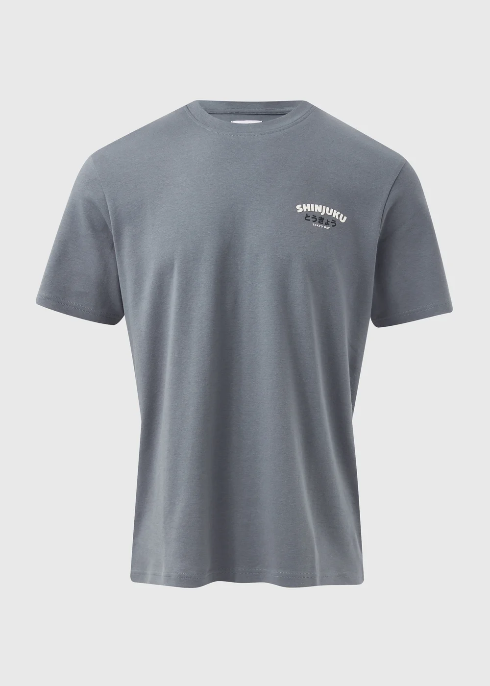 Charcoal Tokyo Printed T-Shirt - S Image 5