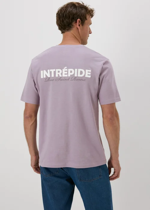 Purple Slogan T-Shirt - S Image 2