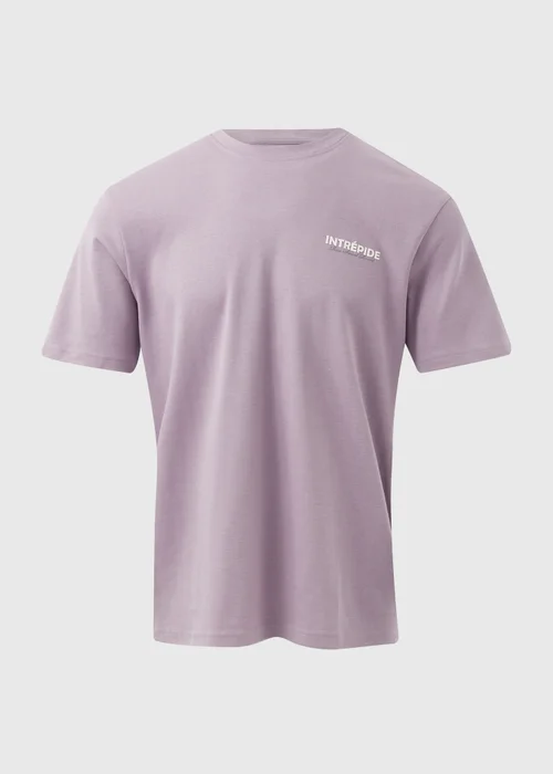 Purple Slogan T-Shirt - S Image 5
