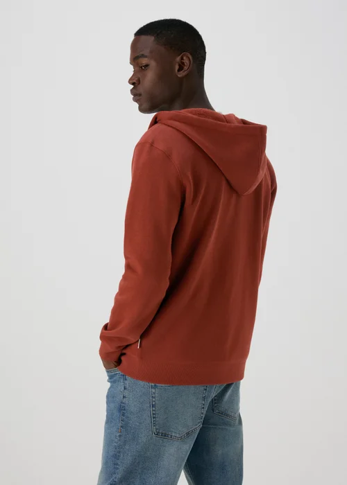 Red Zip Through Hoodie - S Image 2