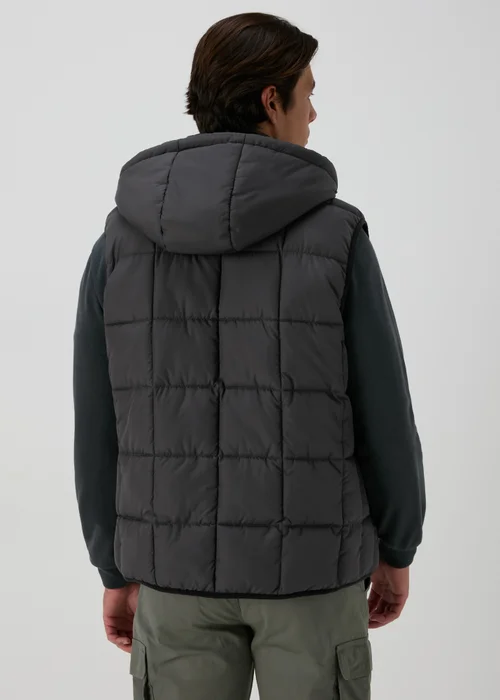 Charcoal Hooded Gilet - S Image 2