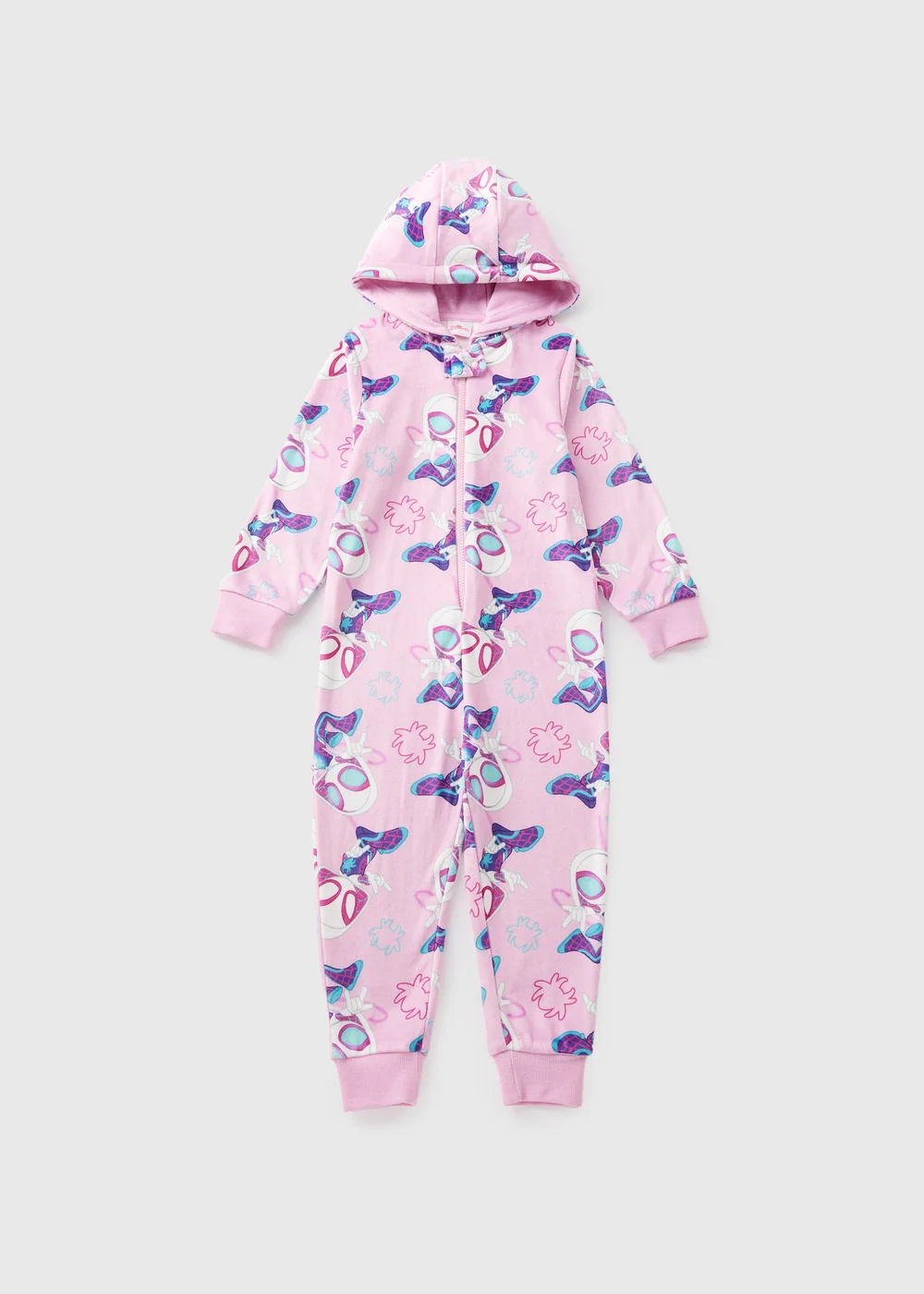 Marvel Kids Pink Ghost Spider Onesie (1-7yrs) - 1 half year to 2 Image 1