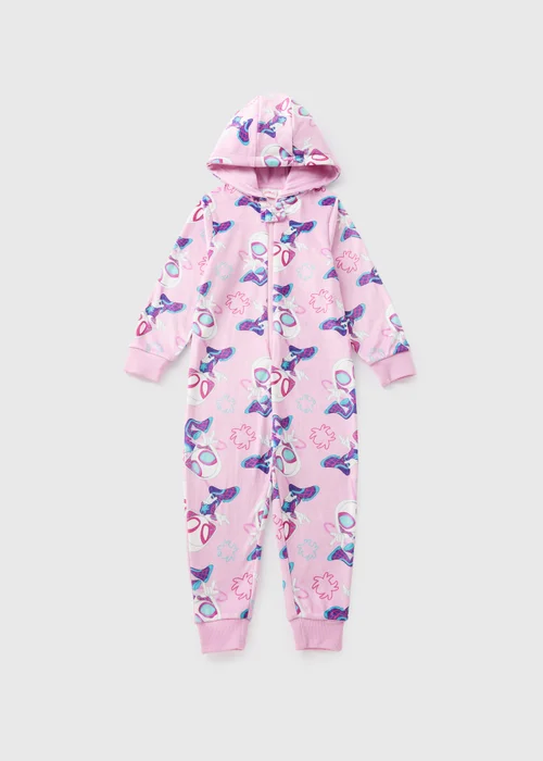 Marvel Kids Pink Ghost Spider Onesie (1-7yrs) - 1 half year to 2 Image 1