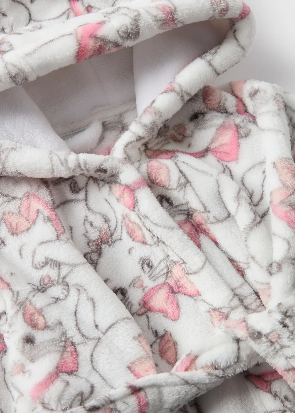Disney Kids Cream Marie Dressing Gown (1-7yrs) - 1 half year to 2 Image 2