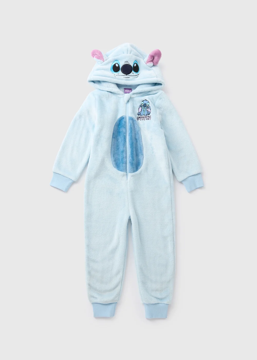 Disney Kids Blue Stitch Onesie (1-7yrs) - 1 half year to 2 Image 1