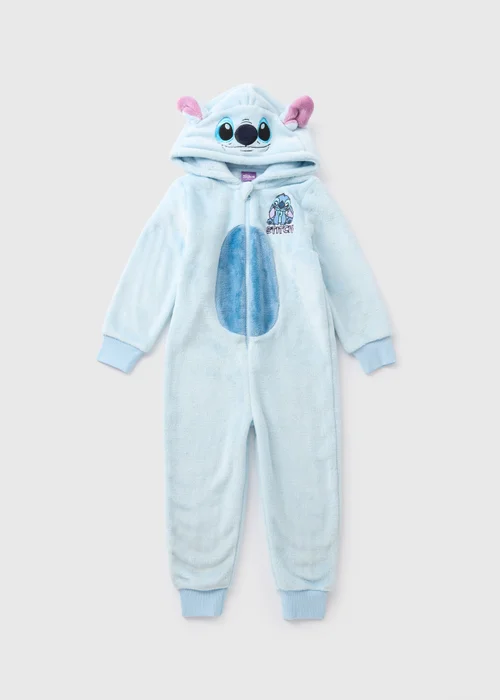 Disney Kids Blue Stitch Onesie (1-7yrs) - 1 half year to 2 Image 1