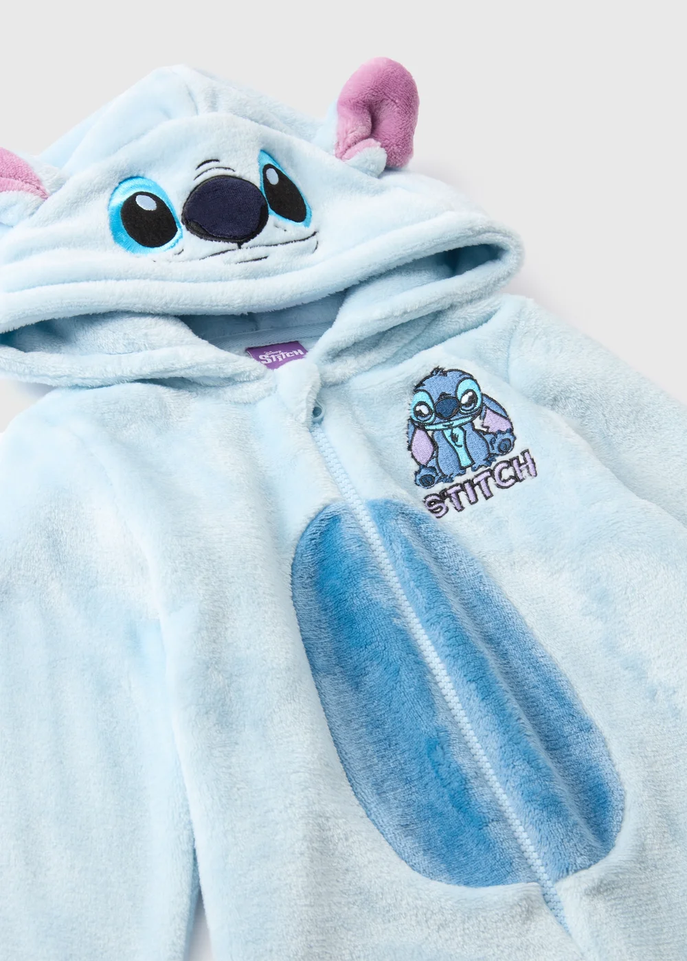 Disney Kids Blue Stitch Onesie (1-7yrs) - 1 half year to 2 Image 2