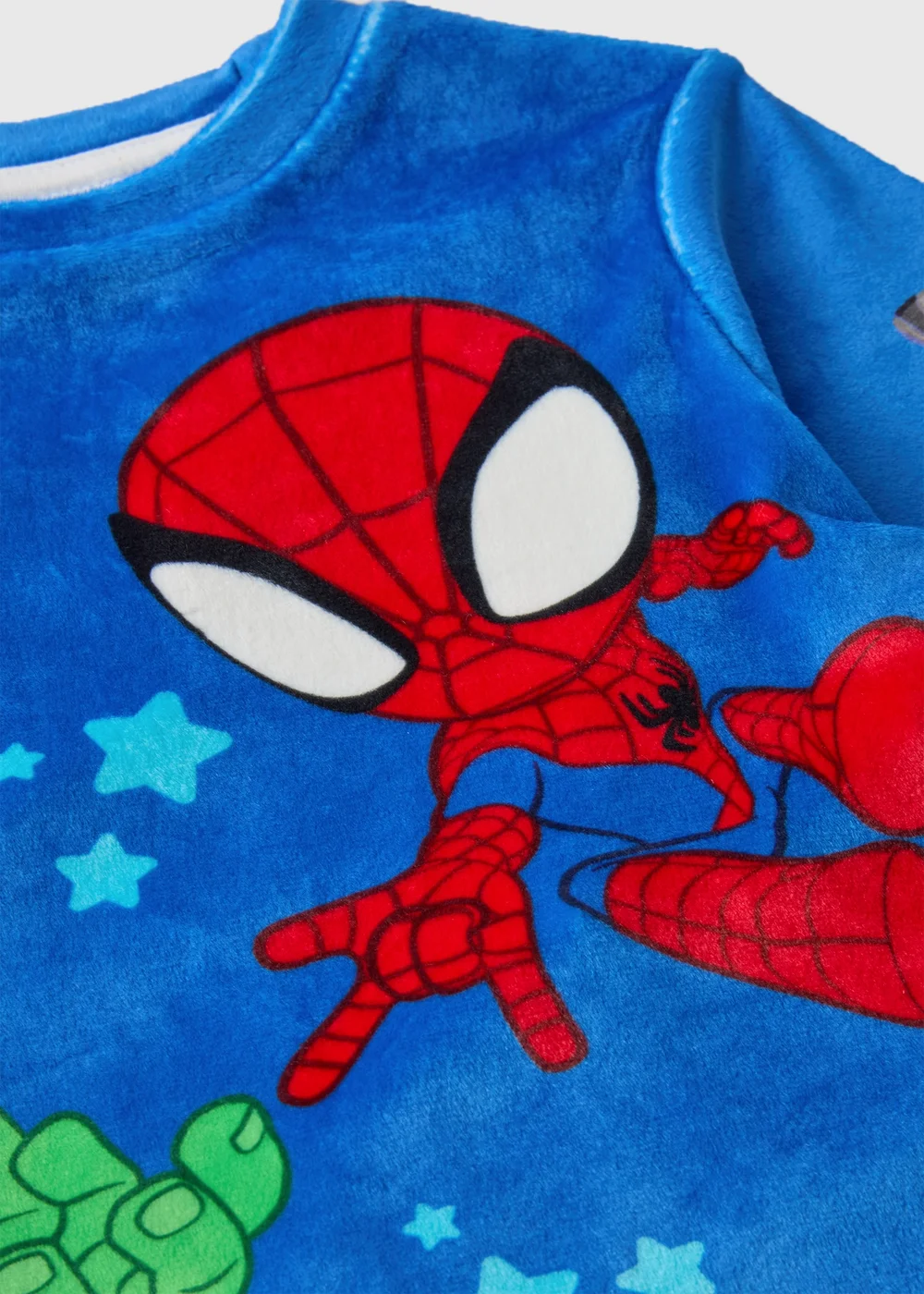 Marvel Kids Blue Spidey & Friends Fleece Twosie (1-7yrs) - 1 half year to 2 Image 2