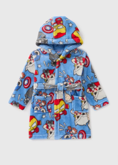 Marvel Kids Blue Dressing Gown (1-7yrs) - 1 half year to 2 Image 1