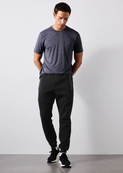 Souluxe Black Panel Joggers - XS Image 1