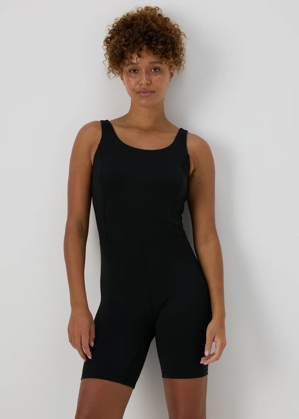 Souluxe Black Short Unitard - 8 Image 3