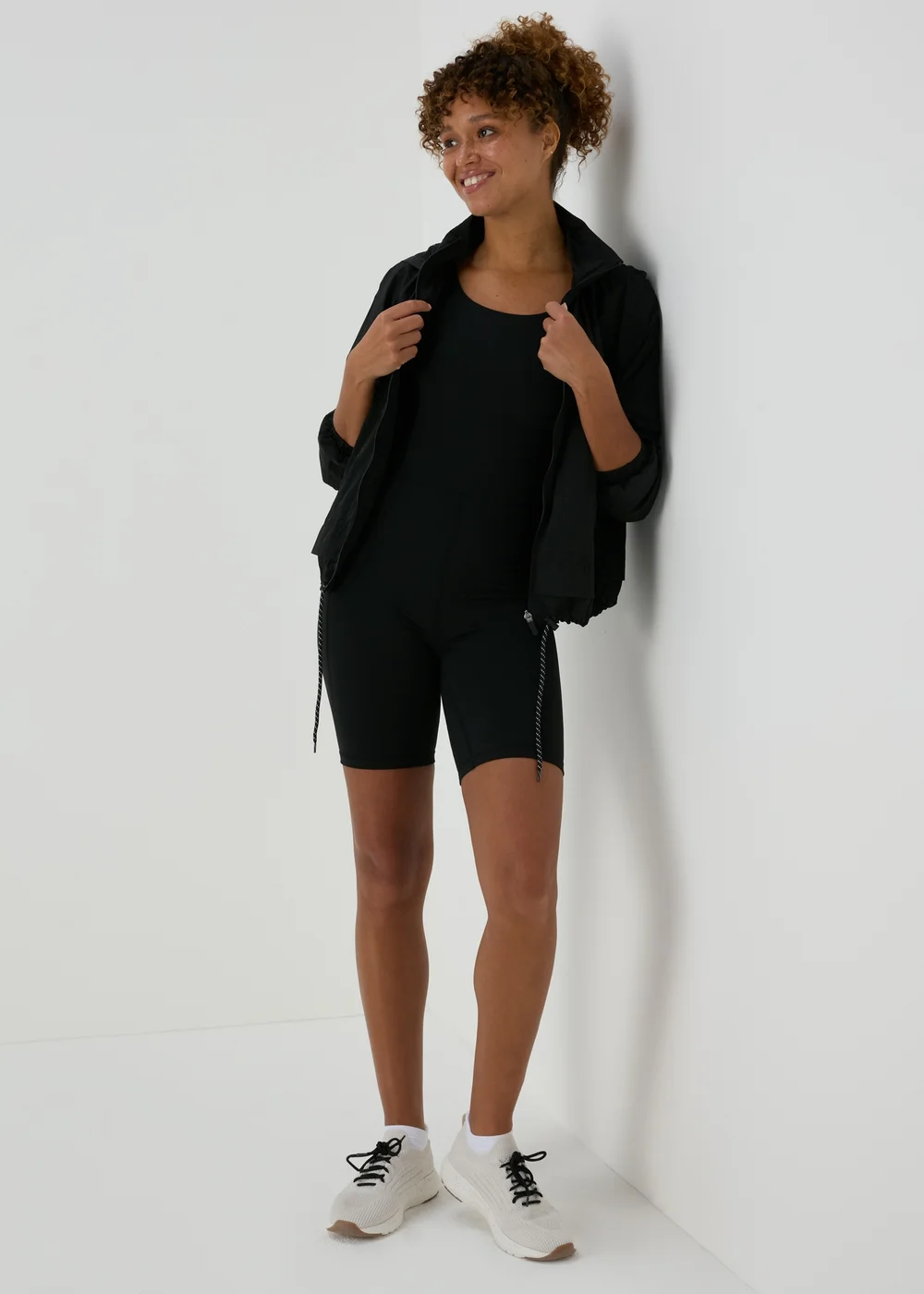 Souluxe Black Short Unitard - 8 Image 4