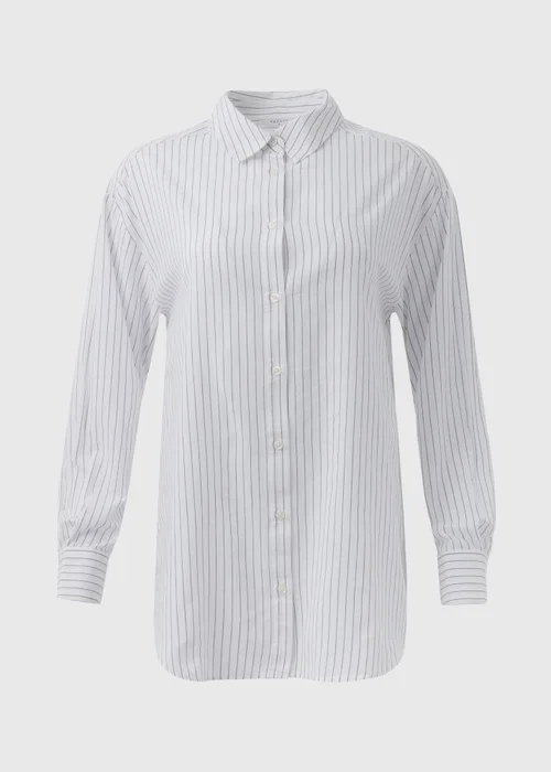 White Stripe Shirt - Size 8 Image 5
