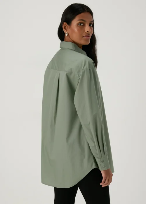 Green Poplin Shirt - 8 Image 2